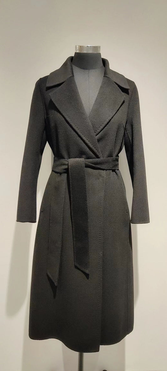 Elegant Black Wool Coat