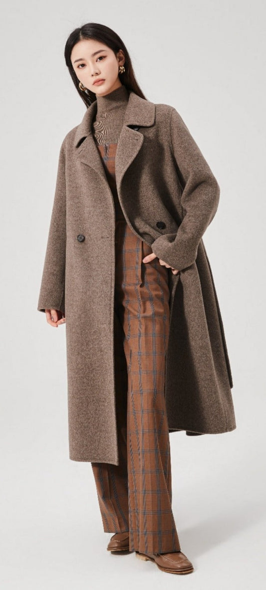 Luxurious 100% Yak Wool Coat